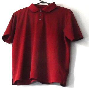 Mens Bolle Brand Short Sleeve Pull Over Sweater-Red, Size Large, 100% Polyester